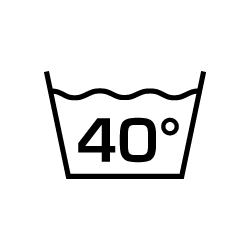 maximální teplota praní 40°C